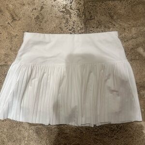 Lucky in Love White tennis Mini Skirt
